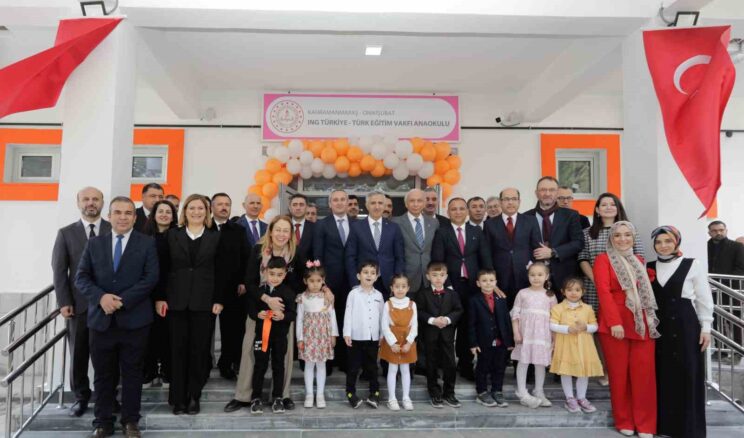 Eşit gelecek için Kahramanmaraş’ta ING Türkiye-TEV Anaokulu açıldı