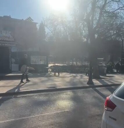 Kahramanmaraş’ta kavga anı kamerada