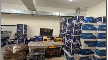 Kahramanmaraş’ta 1 milyon 287 bin kaçak makaron ele geçirildi