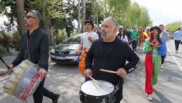 Ramazan Bayramı kortejinde çocuklar doyasıya eğlendi