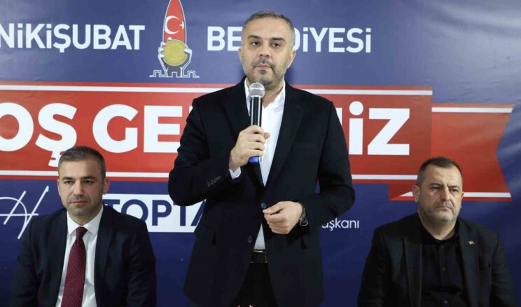 Onikişubat Belediye Başkanı Toptaş: “Davamıza olan sadakatimiz hiçbir zaman değişmeyecek”