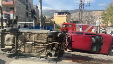 Kahramanmaraş’ta trafik kazası: 3 yaralı