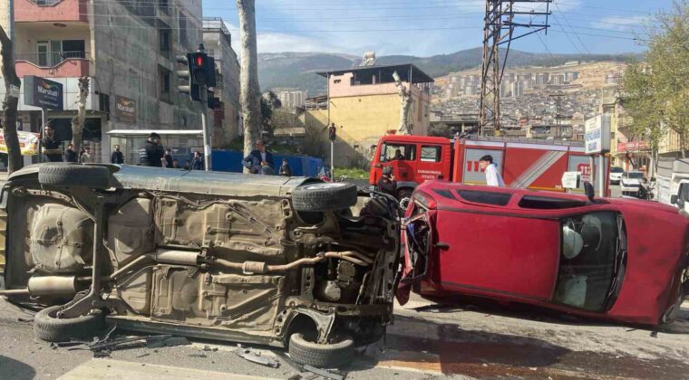 Kahramanmaraş’ta trafik kazası: 3 yaralı