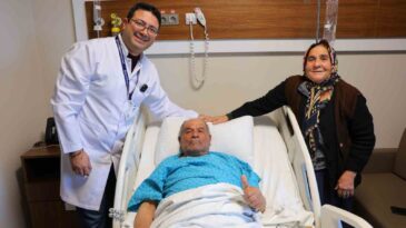 Beyin anjiyosu ile sağlığına kavuştu