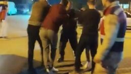 Husumetli aileler karakol çıkışı tekme tokat birbirine girdi: 1 ağır yaralı