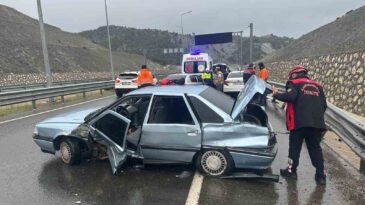 Kahramanmaraş’ta peş peşe kazalar meydana geldi: 3 yaralı