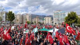 Kahramanmaraş’ta Filistin’e destek yürüyüşü