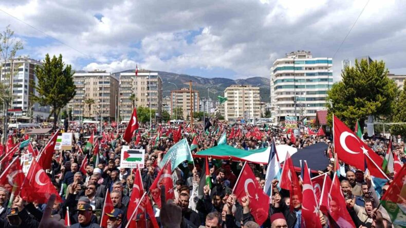 Kahramanmaraş’ta Filistin’e destek yürüyüşü