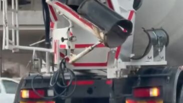 Kahramanmaraş’ta beton mikserine 152 bin lira ceza