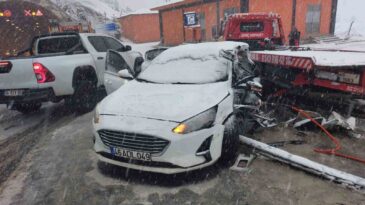 Kahramanmaraş’ta kar kazalara neden oldu: 1 ölü, 3 yaralı