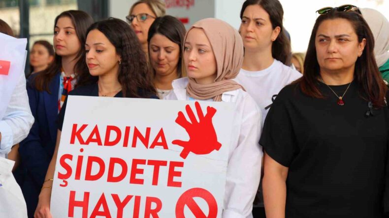 Kahramanmaraş’ta kadına ve sağlıkta şiddete tepki