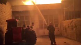 Kahramanmaraş’ta iş yeri yangını