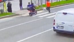 Ölümlü motosiklet kazasının görüntüleri ortaya çıktı