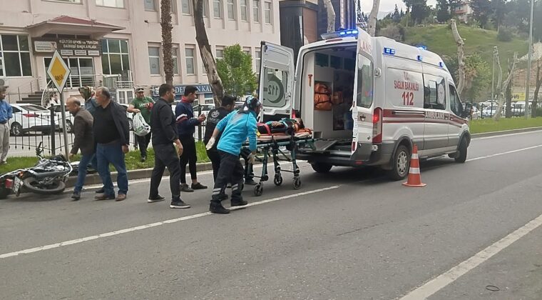 Motosikletin çarptığı yaya hayatını kaybetti