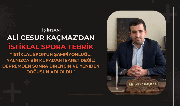 DEPREMDEN SONRA YENİDEN DOĞUŞUN ADI İSTİKLALSPOR !