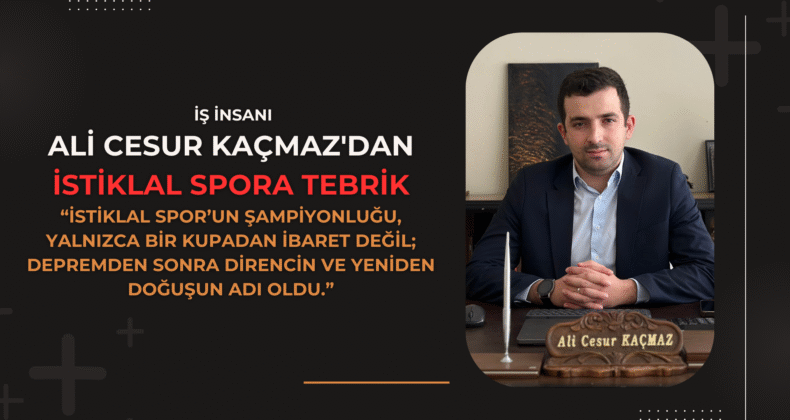 DEPREMDEN SONRA YENİDEN DOĞUŞUN ADI İSTİKLALSPOR !