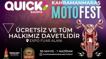 Kahramanmaraş Motofest 2025 – Onikişubat’ta Motosiklet ve Müzik Şöleni