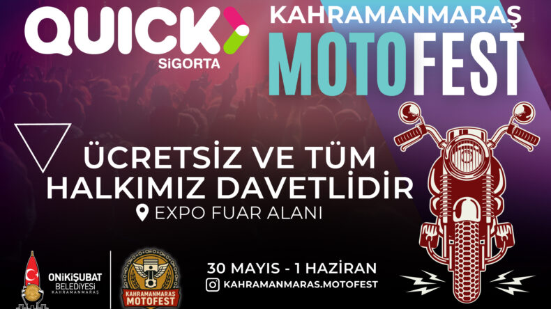 Kahramanmaraş Motofest 2025 – Onikişubat’ta Motosiklet ve Müzik Şöleni