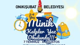 Onikişubat Belediyesi’nin ‘Minik Kalpler Yaz Okulu’na başvurular başladı