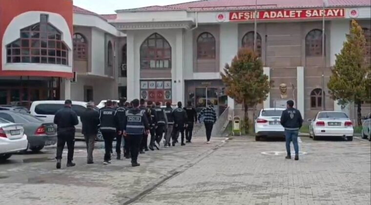 Kahramanmaraş’ta tefecilik ve nitelikli yağma operasyonuna 5 tutuklama