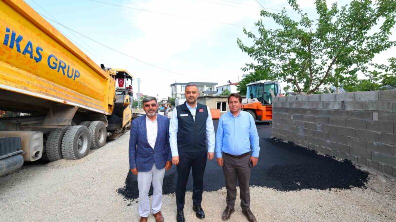 Onikişubat’ta 3 mahalleye 55 milyon liralık asfalt