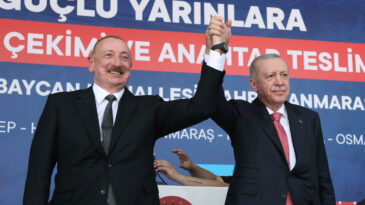 Azerbaycan Cumhurbaşkanı Aliyev: “Kadim Türk Toprağı Kahramanmaraş’ta Olmaktan Büyük Mutluluk Duyuyorum”