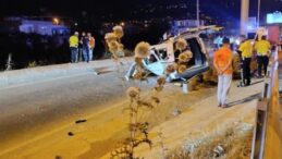 Kahramanmaraş’ta hafif ticari araç bariyere çarptı: 1 ölü, 1 yaralı
