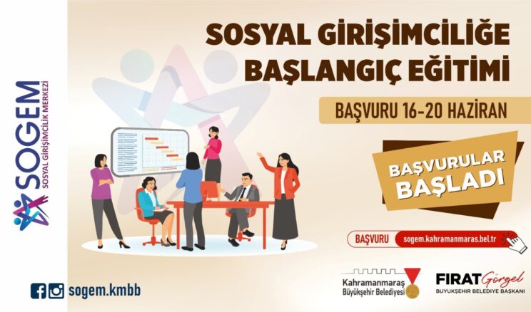 Kahramanmaraş’ta Sosyal Girişimciliğe Başlangıç Eğitimi