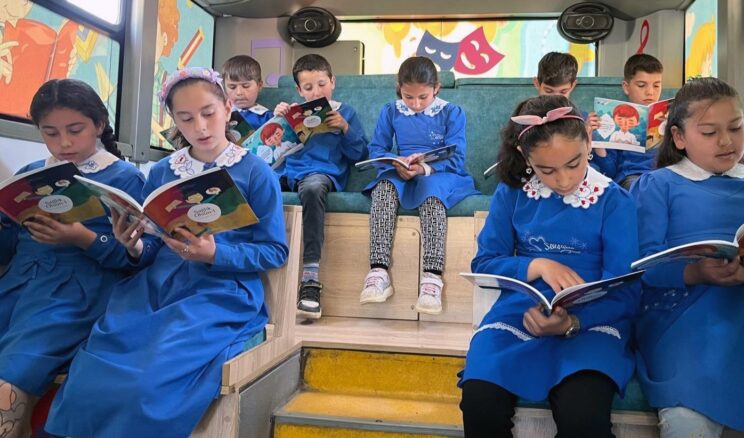 Hayalleri taşıyan kütüphane, kırsalda 5 bin çocukla buluştu