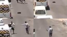 Silahlı kavga kamerada: 1 yaralı