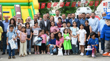 Kahramanmaraş’ta Şehit ve Gazi Çocuklarına Karne Şenliği