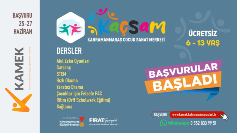 Yaz Tatilinde Çocuklara KAÇSAM’da Hem Eğitim Hem Eğlence