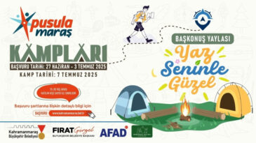 Pusula Maraş Kampları Gençleri Doğayla Buluşturuyor
