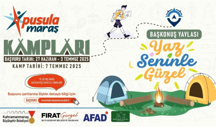 Pusula Maraş Kampları Gençleri Doğayla Buluşturuyor