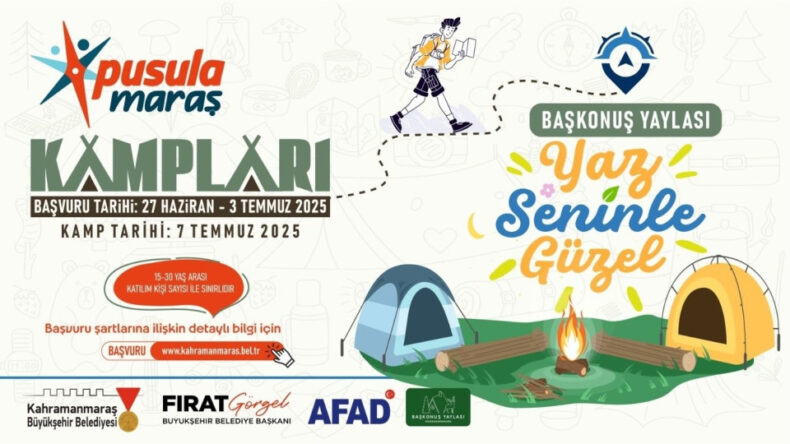 Pusula Maraş Kampları Gençleri Doğayla Buluşturuyor