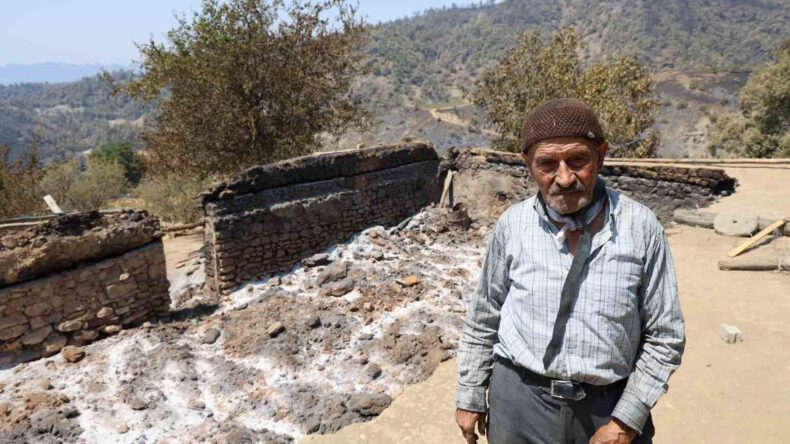 Orman yangınında evi yanan vatandaş: “Evimi görünce içim parça parça oldu”