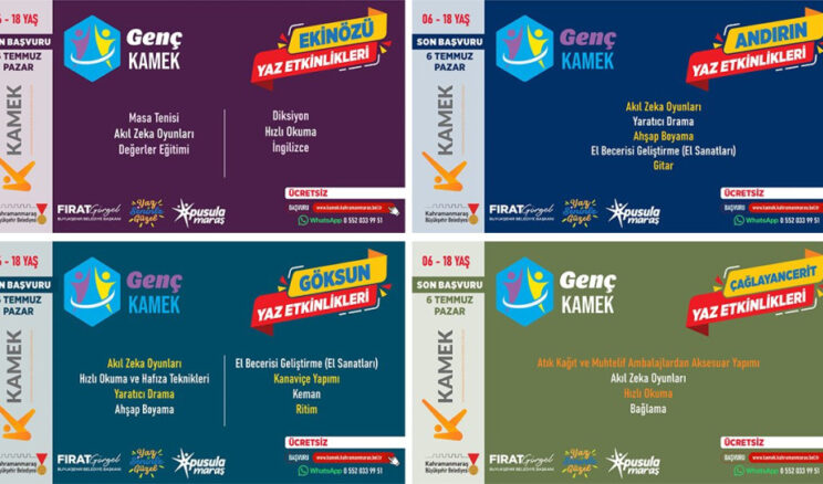 Büyükşehir’in İlçelerdeki Yaz Kurslarına Başvurular Devam Ediyor