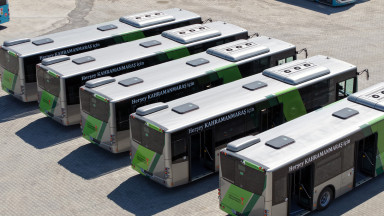 Kahramanmaraş Büyükşehir Filosuna 5 Yeni Hibrit Otobüs Katıldı
