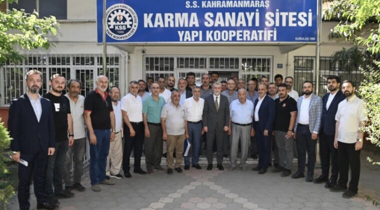 Başkan Görgel, Sanayi Sitesi Esnafıyla Bir Araya Geldi