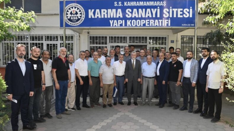 Başkan Görgel, Sanayi Sitesi Esnafıyla Bir Araya Geldi