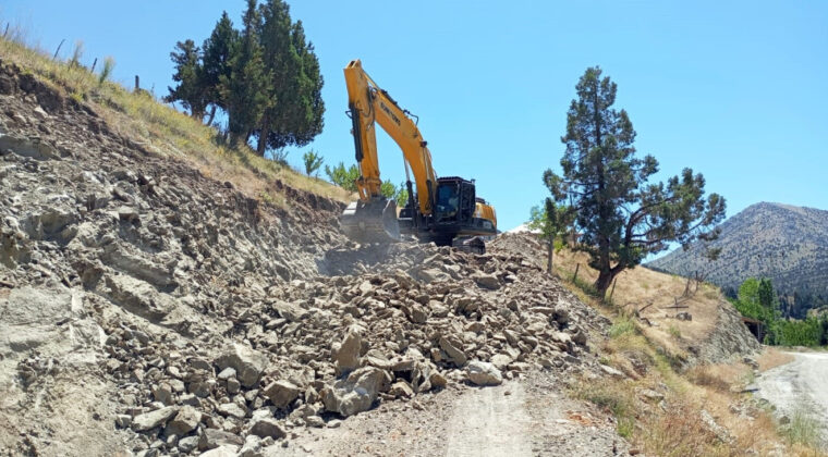Büyükşehir’den Göksun Elmalı’ya Yeni Yol Yatırımı