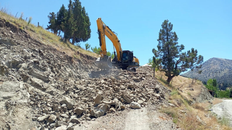 Büyükşehir’den Göksun Elmalı’ya Yeni Yol Yatırımı
