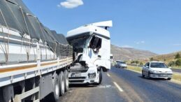 Kahramanmaraş-Göksun Yolunda Tır Kazası: 1 Yaralı