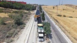 OSB – Kavlaklı – Kazım Karabekir Yolunda Sıcak Asfalt Dönemi Başladı