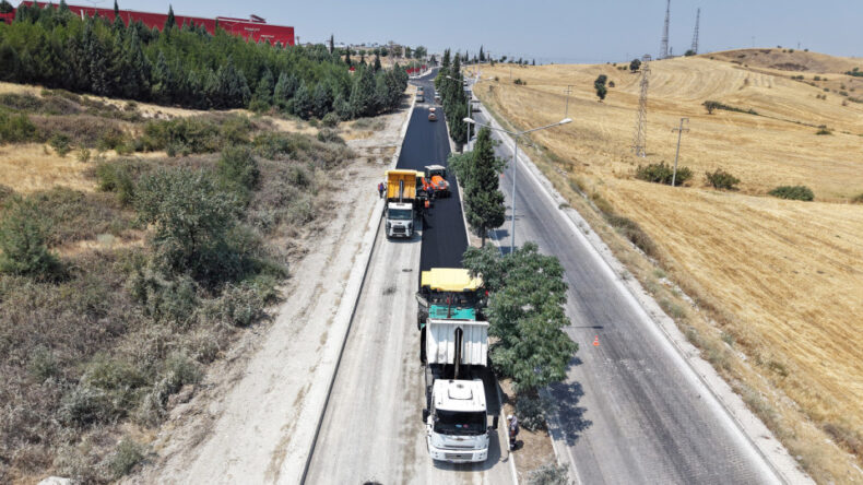 OSB – Kavlaklı – Kazım Karabekir Yolunda Sıcak Asfalt Dönemi Başladı