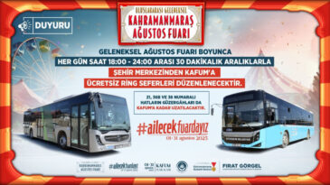 Büyükşehir’den KAFUM’a Ücretsiz Ulaşım Desteği