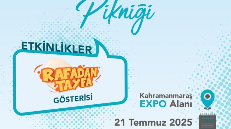 Onikişubat Belediyesi ve TÜGVA işbirliğinde ‘Büyük Aile Pikniği’ düzenlenecek