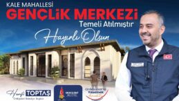 Başkan Toptaş’ın gençliğe yatırımı, ’Kale Gençlik Merkezi’nin temeli atıldı