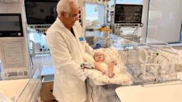 Bebeğe nefes aldıran ameliyat: Sol burun deliği olmayan bebek artık daha rahat nefes alacak