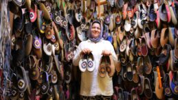 Dünyaca ünlü filmlerin kostümlerinde yer alan Maraş yemenisi üretimi sürüyor